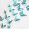 Cheerland Butterfly Wall Stickers Teal Blue 3D Room Decal Mural Sticker Butterfly Decoration for Room Wedding Engagement Baby Shower Birthday Party (Teal Blue C) - Pack of 48